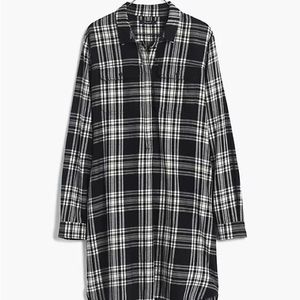Madewell XS flannel dress